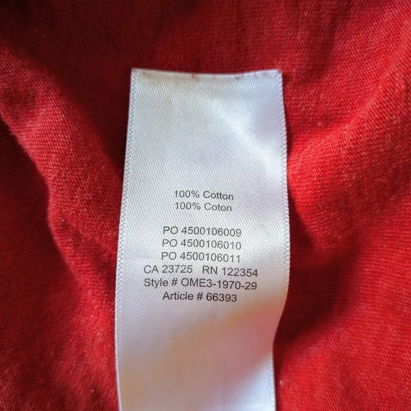 Aritzia Tna Cropped Boxy Tee – Red, Size M #158 - Picture 6 of 6